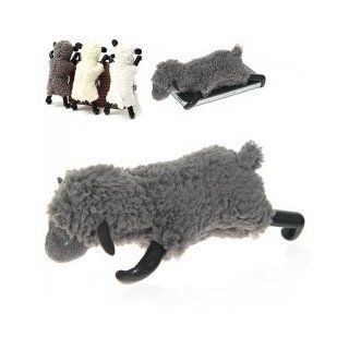 Luxury Plush Sheep Rear Cover for iPhone 4 4s   Sheep Over Your Phone 1 Pcs 