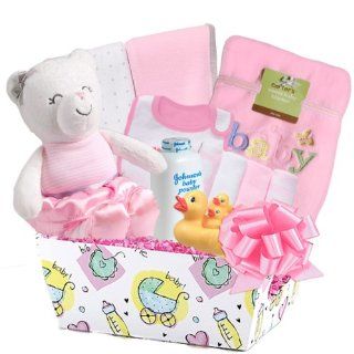 Little Miracles "Precious Baby" 20 Pc Deluxe Baby Gift Basket Featuring Carter's  Baby Shower Gifts  Baby
