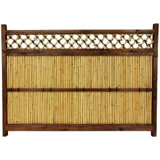 Oriental Furniture Japanese Bamboo 4 x 5.5 Zen Garden Fence
