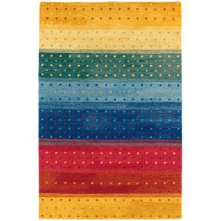 Couristan Oasis Rainbow Multi Color Striped Rug