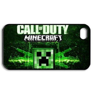 Minecraft Game  Awesome Image Hard Anti slip Back Protective Custom Cover Case for Apple iPhone 4 4g 4S 703_04 Cell Phones & Accessories
