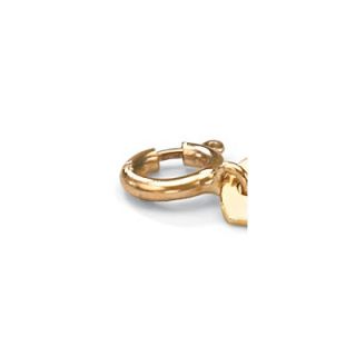 Palm Beach Jewelry Rope 10K Gold Ankle Bracelet
