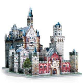 Neuschwanstein Castle 3D Jigsaw Puzzle, 890 Piece Toys & Games