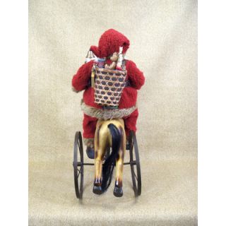 Karen Didion Originals Crakewood Vintage Horse Trike Santa Claus
