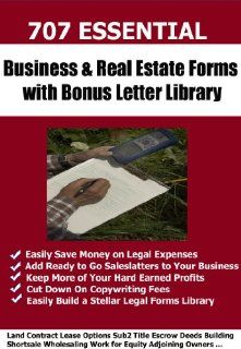 707 Essential Business & Real Estate Forms w/ Letters  Legal Forms 
