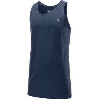 CHAMPION Mens Authentic Jersey Tank   Size Xl, Navy