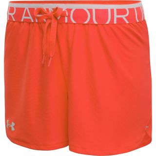 UNDER ARMOUR Womens Play Up Shorts   Size Small, Brilliance/white