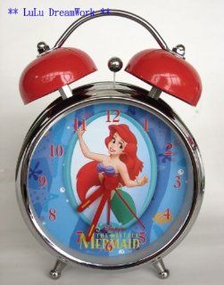 Disney Mermaid Clock  Ariel Twin Bell Alarm clock  
