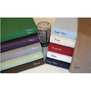 Simple Luxury 400 Thread Count Egyptian Cotton Solid Sheet Set