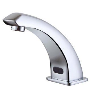 Smarstar JT 708 Contemporary Brass Bathroom Sink Faucet Tap with Automatic Sensor Input DC 6V   Touchless Bathroom Sink Faucets