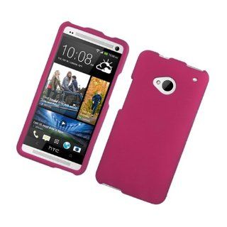 Pink Hard Cover Case for HTC One Cell Phones & Accessories
