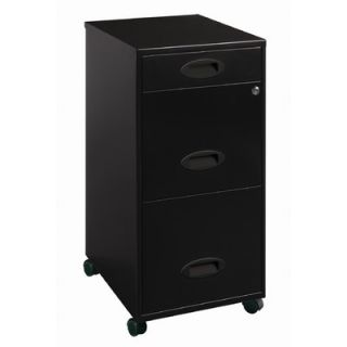 CommClad 3 Drawer Organizer Mobile File Cabinet