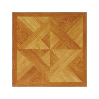Home Dynamix 12 x 12 Vinyl Tile in Machine Light Wood Diamond