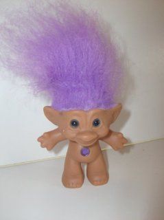 Troll Doll Purple Hair and Jewell 3" Tall by Ace Toys & Games