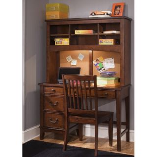 Chelsea Square Youth Bedroom 44 W Computer Desk with Hutch