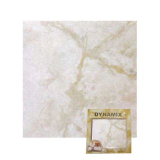 Home Dynamix 12 x 12 Vinyl Tile in White Marble