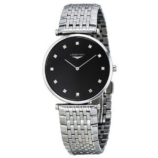 Longines La Grande Classique Diamond Black Dial Mens Watch L4.709.4.58.6 Longines Watches