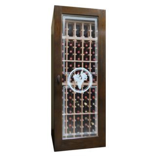 Wine Varietal 250 Model Etched Glass Wine Cabinet