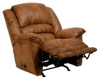 Catnapper 9282 Revolver Chaise Rocker Recliner with Heat and Massage in Tanner, Brown   Living Room Chairs