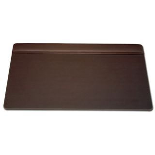 1000 Series Classic Leather 34 x 20 Top Rail Desk Pad in Chocolate
