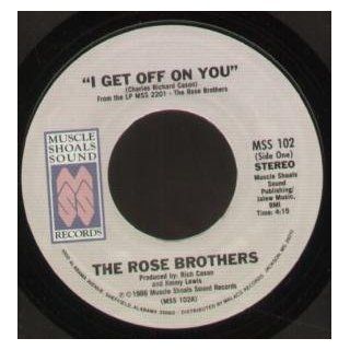 I Get Off On You 7 Inch (7" Vinyl 45) US Muscle Shoals Sound 1986 Music