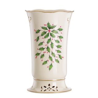 Lenox Holiday Pierced Vase