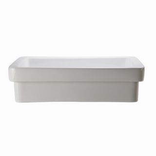 DecoLav Classically Redefined Semi Recessed Bathroom Sink   1453 CWH