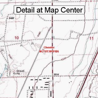 USGS Topographic Quadrangle Map   Chester, Utah (Folded/Waterproof)  Outdoor Recreation Topographic Maps  Sports & Outdoors