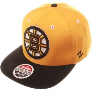 ZEPHYR Mens Boston Bruins Refresh Snapback Cap   Size Adjustable, Gold/black