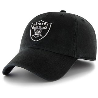 47 BRAND Mens Oakland Raiders Clean Up Adjustable Hat   Size Adjustable
