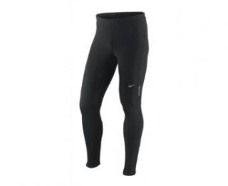 Nike Tech Dri Fit Running Tights   X Large   Black  Running Pants  Sports & Outdoors