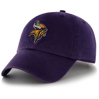 47 BRAND Mens Minnesota Vikings Clean Up Adjustable Cap   Size Adjustable,