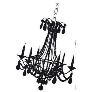 Room Mates Chandelier with Gems Peel and Stick Giant Wall Decal