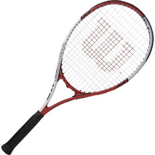 WILSON Federer Tennis Racquet   Size 4 3/8 Inch (3)h106, White/red