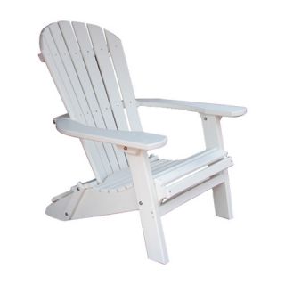 Phat Tommy Folding Recycled Poly Adirondack Chair