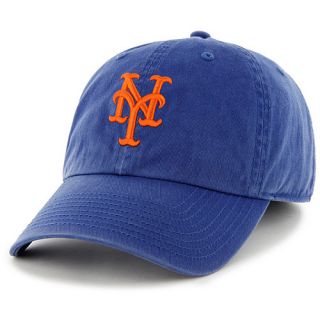 47 BRAND Mens New York Mets Clean Up Adjustable Cap   Size Adjustable, Blue