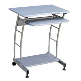Hazelwood Home Computer Cart 4410 in Silver