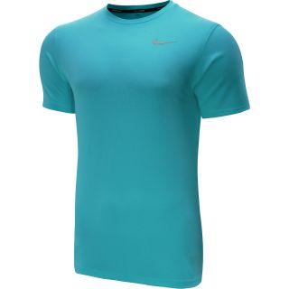 NIKE Mens Dri FIT Touch Tailwind Short Sleeve Running T Shirt   Size Small,