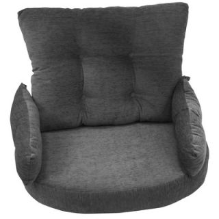 Meadowcraft Grayson Cuddle Chair and Ottoman with Cushion