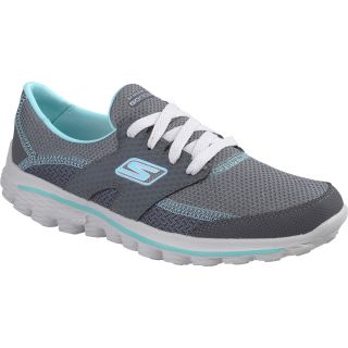 SKECHERS Womens GOWalk 2 Fairway Golf Shoes   Size 9, Charcoal/blue