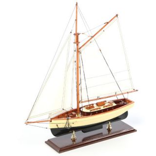 Authentic Models Small 1930s Classic Model Yacht