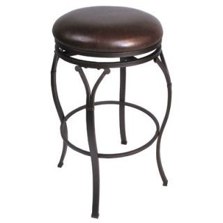 Hillsdale Lakeview Backless Counter Stool in Brown
