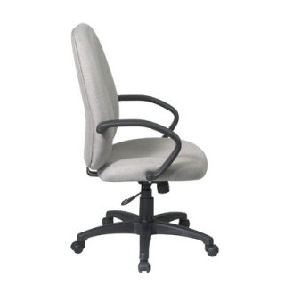 Office Star Products Mid Back Executive Managerial Chair with Arms