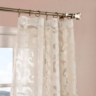 Half Price Drapes Alesandra Patterned Sheer Curtain Single Panel