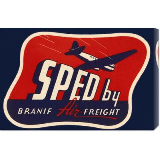 Global Gallery Sped by Branif Air Freight by Retro Travel Stretched