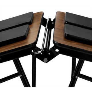 National Public Seating Mobile Cafeteria Bench Table