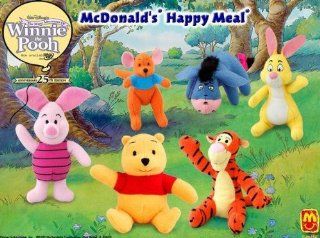 Mcdonalds   25th Anniversary   Adventures of Pooh Happy Meal Set   2002 