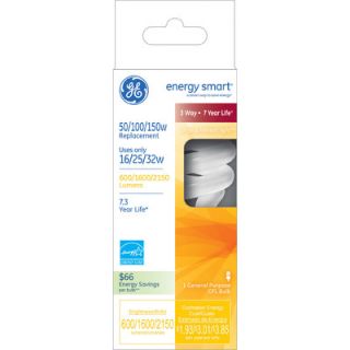 GE Lighting 16/25/32W Spiral Compact Fluorescent Light Bulb