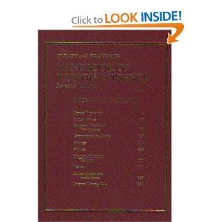 Cleary & Graham's Handbook of Illinois Evidence Michael H. Graham 9780735503519 Books