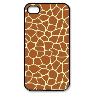 Custom Giraffe Cover Case for iPhone 4 WX2190 Cell Phones & Accessories